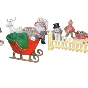 Christmas Village Figurines Custom Lot